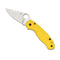 Spyderco Para 3 Lightweight Salt Folding Knife with CPM MagnaCut & Yellow Handle