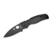 Spyderco Shaman Folding Knife 3.58-Inch Matte Black G10 Handle S30V Steel Blade