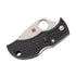 Spyderco ManBug Lightweight Leaf Pocket Knife with Black FRN (Satin Finish)