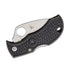 Spyderco ManBug Lightweight Leaf Pocket Knife with Black FRN (Satin Finish)