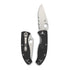 Spyderco Tenacious Lightweight Folding Pocket Knife with Black FRN Handle