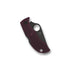 Spyderco Micro-Melt PD#1 Black Blade Limited Sprint Run (Burgundy)