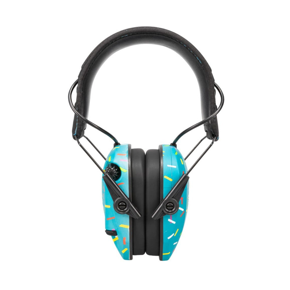 Walkers Razor Slim Electronic Ear Muffs (Blue Sprinkles)