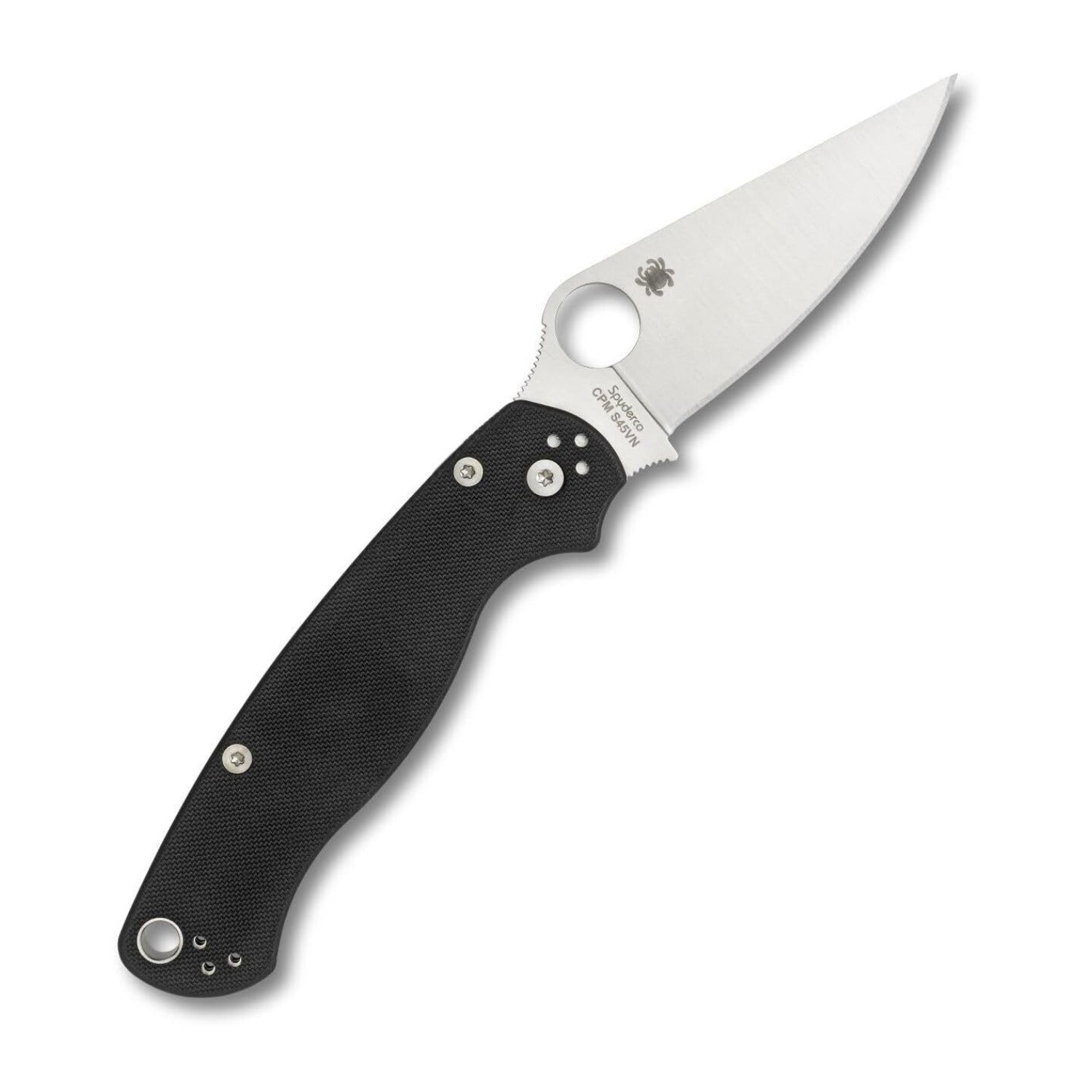 Spyderco Para Military 2 Left Handed Folding Knife 3.4 Inch Blade G10 Handle