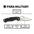 Spyderco Para Military 2 Left Handed Folding Knife 3.4 Inch Blade G10 Handle