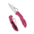 Spyderco Delica 4 Lightweight CPM S30V Blade Pink FRN Handle