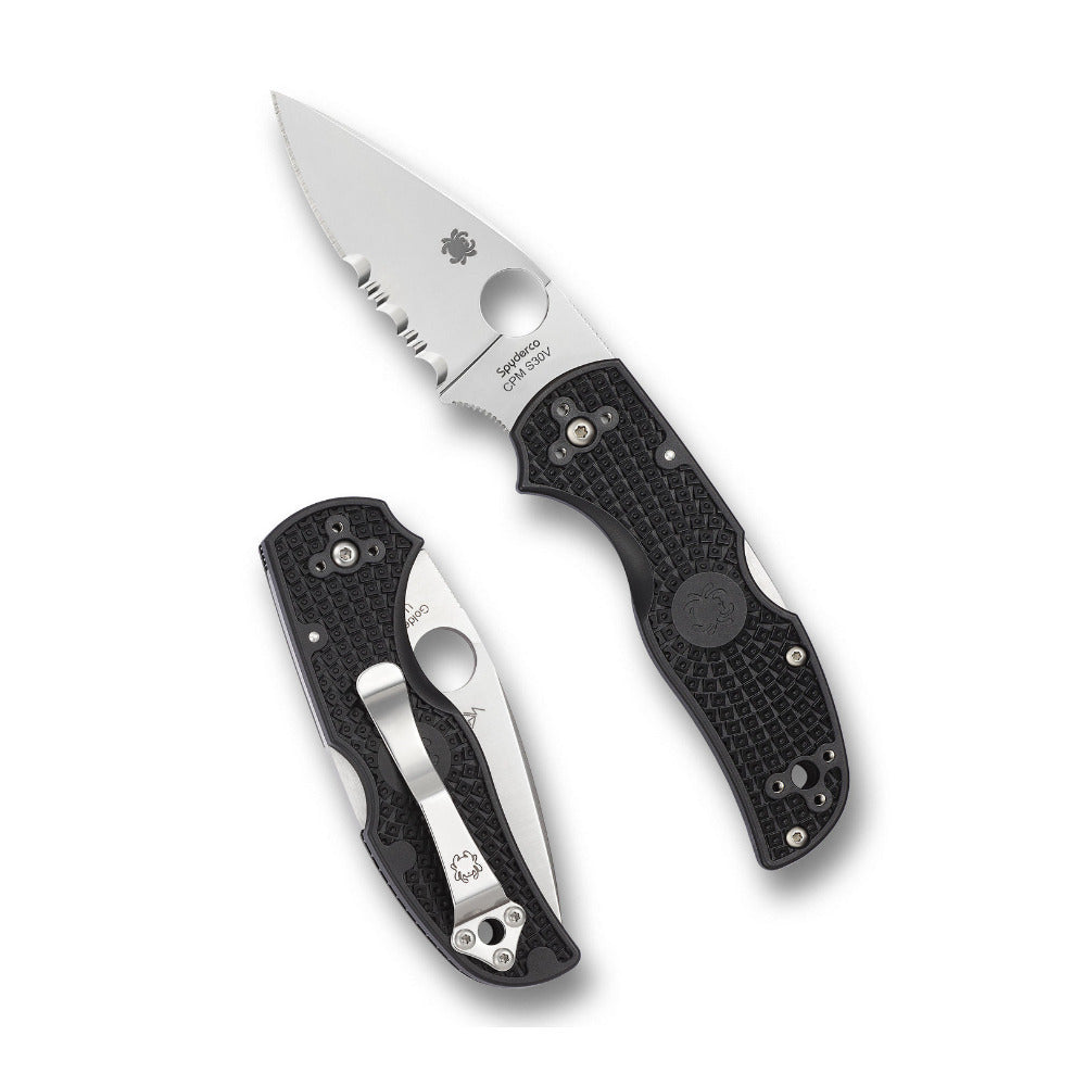 Spyderco Native 5 Lightweight FRN Folding Knife, Black