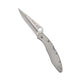 Spyderco Plain Edge Police Model Folding Knife with VG-10 Steel and Back Lock