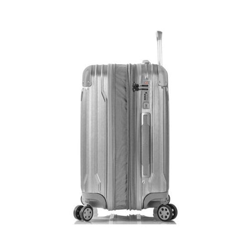 Heys Xtrak 21-Inch Lightweight TSA Combination Lock Carry-On Luggage (Silver)