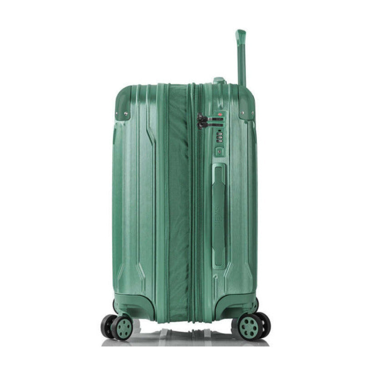 Heys Xtrak 21-Inch Expandable, Lightweight Carry-On Luggage (Midnight Green)
