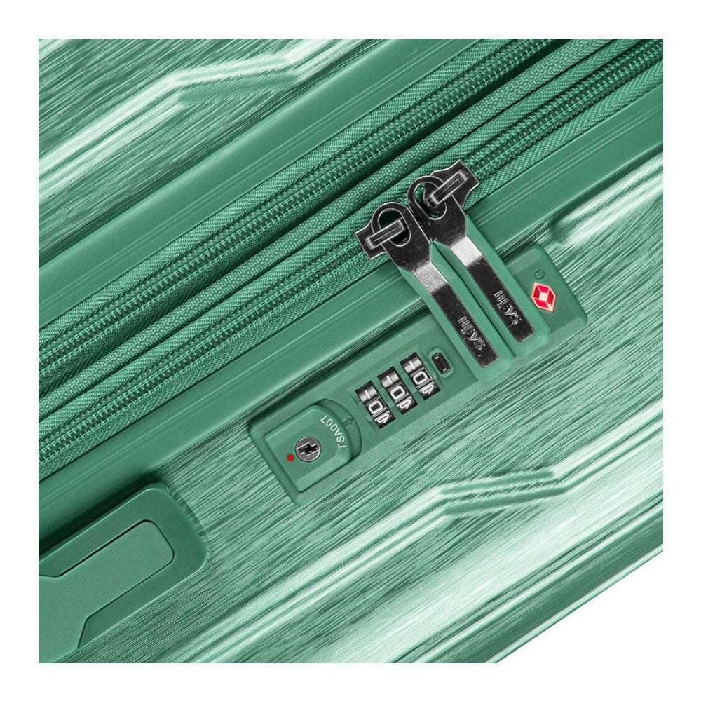 Heys Xtrak 21-Inch Expandable, Lightweight Carry-On Luggage (Midnight Green)