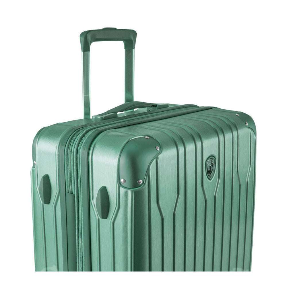 Heys Xtrak 21-Inch Expandable, Lightweight Carry-On Luggage (Midnight Green)