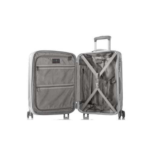 Heys Xtrak 21-Inch Lightweight TSA Combination Lock Carry-On Luggage (Silver)